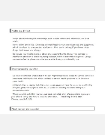 toyota allion 2011-2012 owners manual in english